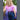 Rijbroek Equitights Denim Diva Violet Full Grip kind