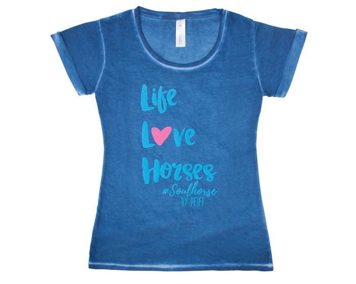 PFIFF t-shirt ´Life Love Horses´ main product photo