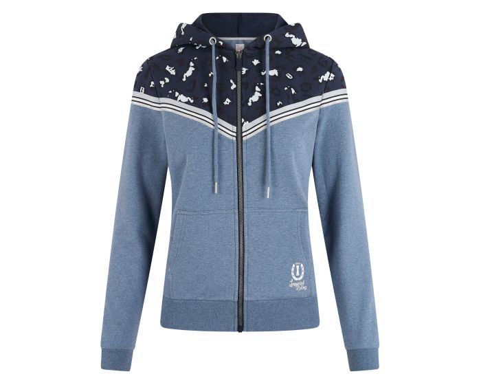 Imperial Riding Hooded cardigan Let's Go main product photo