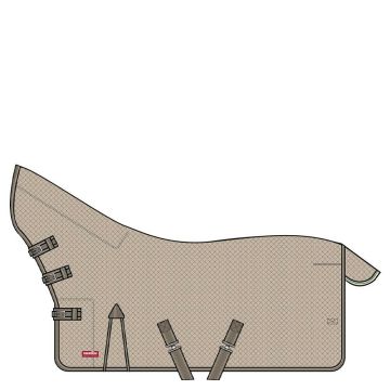 Premiere fly rug with fixed neck