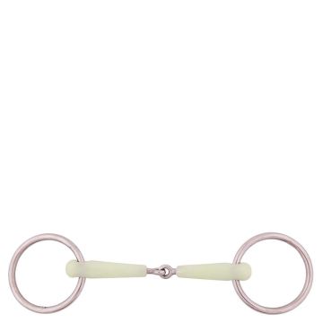 BR Single Broken Snaffle Snaffle Pony Apple Mouth 15 mm