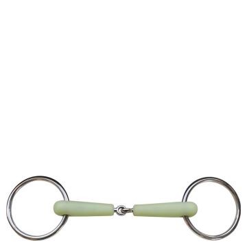 BR Single Broken Snaffle Snaffle Apple Mouth 18 mm