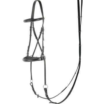 Harry's Horse Bridle Bitless Jawcrossed, black