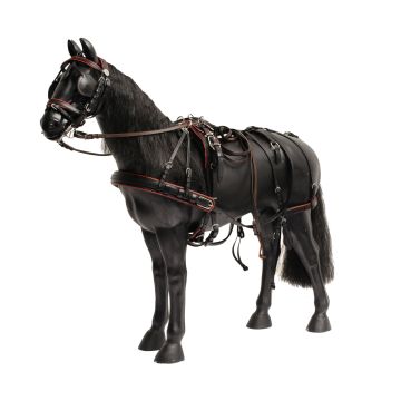 MHS Luxury leather single driving harness