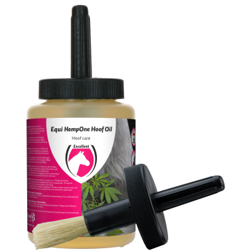 Excellent Equi HempOne Hoof Oil Natural (with brush)