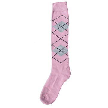 Excellent Knee socks RE l pink / l gray 43-46