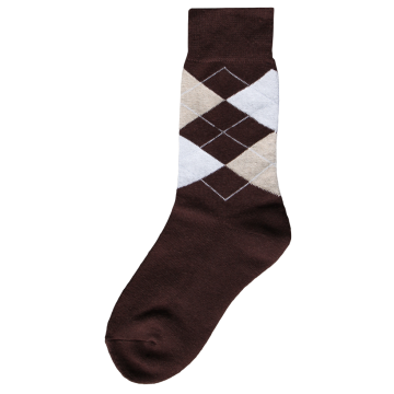 Excellent Riding sock brown / beige / white 43-46 43-46 Brown / Beige