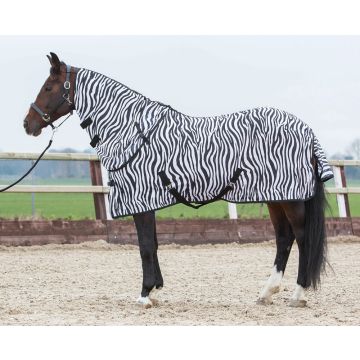 Harry's Horse Fly rug with detachable neck zebra 175 Zebra