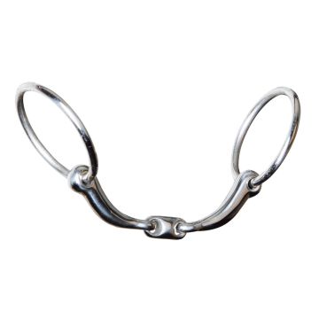 Harry's Horse Snaffle bit anatomical double joint 14mm