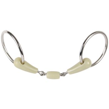Harry's Horse Snaffle bit double-jointed apple