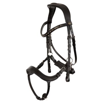 BR Bridle Mirfield Cob Black / Silver