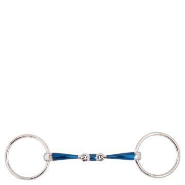 BR Double jointed Snaffle bit Sweet Iron 14 mm