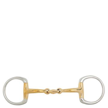 BR Double-jointed snaffle bit Soft Contact 14 mm