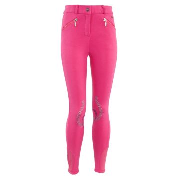 Premiere Riding breeches Poppy children silicone knee patches 164 Pink