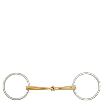 BR Single Broken Snaffle Bit Soft Contact 12 mm Ø 70 mm 10,5 1 Color