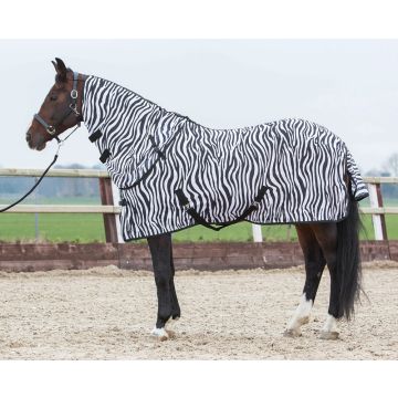 Harry's Horse Fly rug with detachable neck zebra