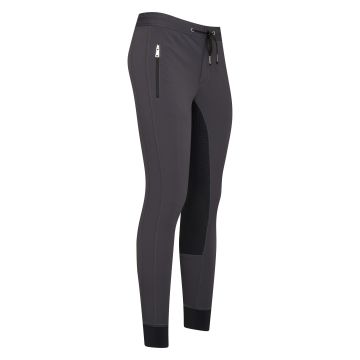 Euro-Star Riding Breeches Athleisuremen Full Grip 98 Zwart Antraciet