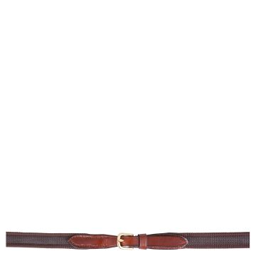 BR linen non-slip reins Full Tobacco / Goud
