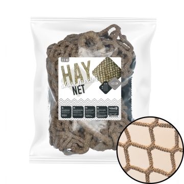 Excellent Hay Slowfeeder net 2.5 kg (5 mm thick, mesh size 45 mm) One Size Naturel