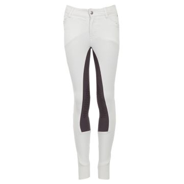 BR Riding breeches Navan child silicone knee 140 Snow White