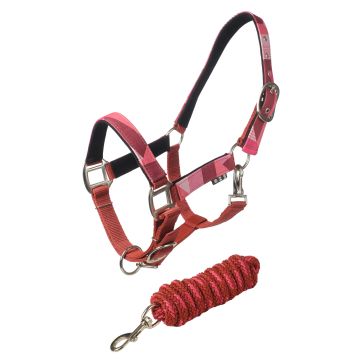 MHS Turnout halter set Shet Pink Arrow