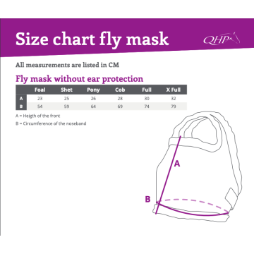 QHP Fly hood without ears Veulen Black