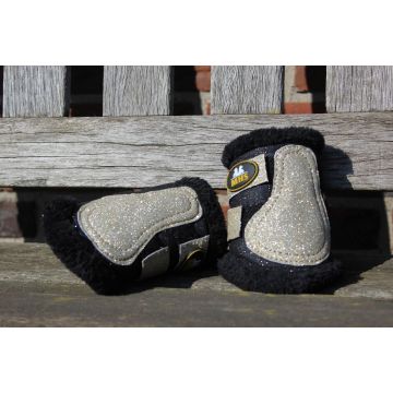 MHS Leg Guards "Glitter" Cob Black / Gold
