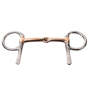 MHS Half Cheek Snaffle Jointed with Copper Mouth Piece