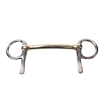 MHS Half-cheek Snaffle with Copper Mouthpiece