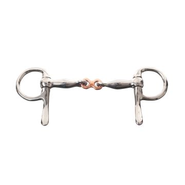 MHS Full Cheek Snaffle Double Jointed with Copper Middle Piece