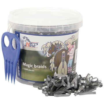 Harry's Horse Magic to plaits, pot