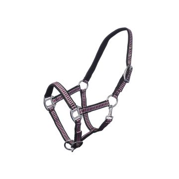 MHS Halter "Shine Bright" Extra Full Black / Pink