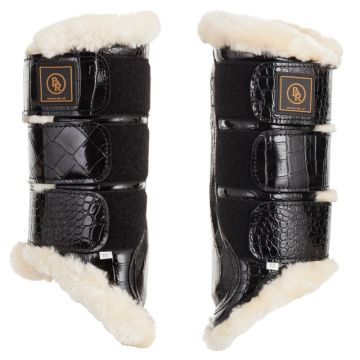 BR Leg protector Majestic Lacquer S Black
