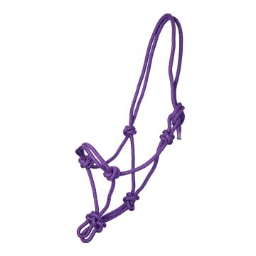 MHS Rope halter "Basic" Extra Full Purple