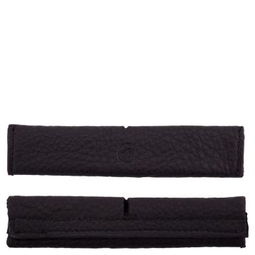 BR Curb chain guard Soft leather One Size Black